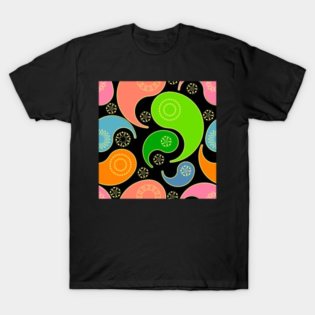 Paisley Principle 12 Repeat 5748 T-Shirt by ArtticArlo